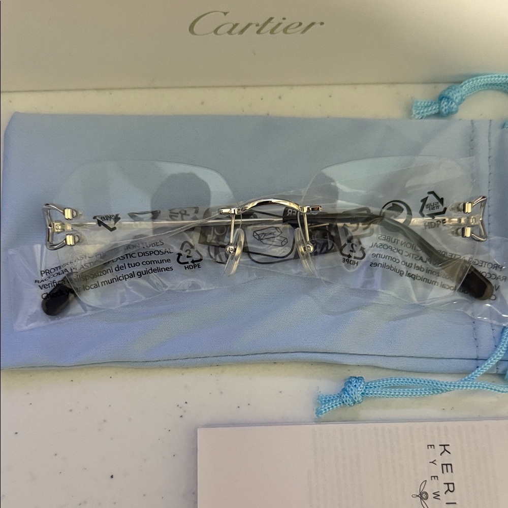 Authentic brand new style Big C Platinum cartier